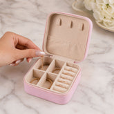 Mini PU Leather jewellery Box for Travel & Storage