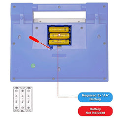 English Learning Laptop Toy showing buttons and screen