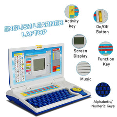 Educational English Laptop Toy with interactive display