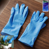 Large blue Victor cleaning rubber gloves