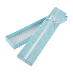 Open jewelry gift box showing interior lining