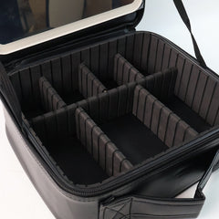 Black LED cosmetic organizer box side view India