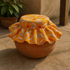 Matka Cover on Pot Showing Fit and Design