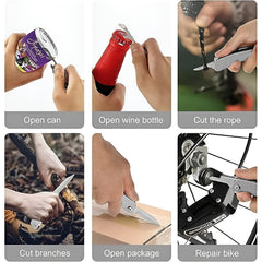 Mini Folding Pocket Tool Set Stainless Steel