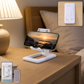Foldable plastic phone holder stand