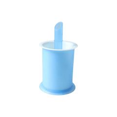 Various homemade frozen popsicles made with ice cream mold