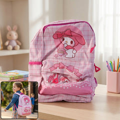 Side view of My Melody 13-inch kids backpack