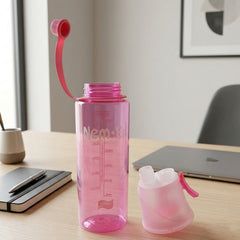 Plastic Dual Function Sports Water Bottle with Built-in Mist Spray and Leakproof Cap (600ML / 1 Pc)