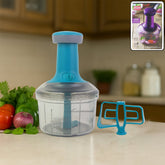 Supermom 750ml Manual Push Chopper and Vegetable Cutter