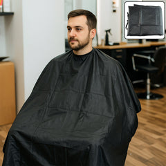 Waterproof professional hair cutting salon apron cape on mannequin