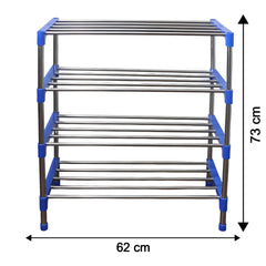 Shoe rack with size dimensions illustration