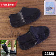Black rain shoe cover pack