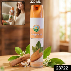 Sandalwood air perfume and deodorizer spray bottle