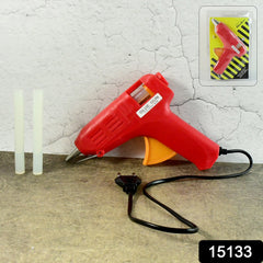 Glue gun close-up showing ergonomic handle and trigger