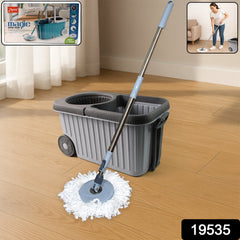 Hands-Free Spin Mop with Wringer