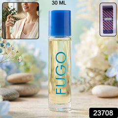 FUGO Eau De Parfum spray bottle close-up