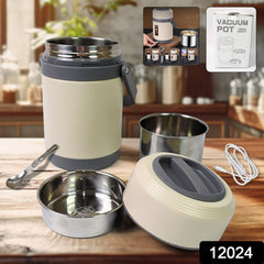 USB Electric Heated Lunch Box with USB cable and cutlery