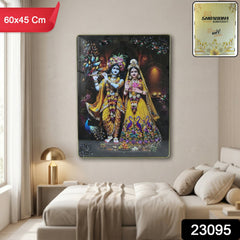 Radha Krishna Elegant Wall Frame
