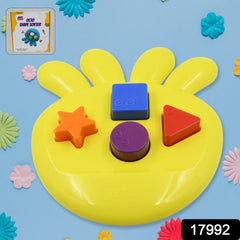 Octo Shape Sorter Toy blocks laid out for sorting