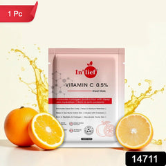 In'lief Vitamin C facial sheet mask packaging