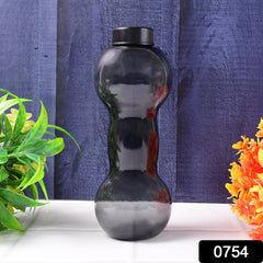 Close-up of dumbbell water bottle cap and handle