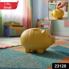 Coin bank piggy shaped storage box