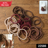 Mix color elastic hair ties for women and girls