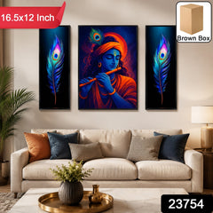 Krishna wall art painting MDF
