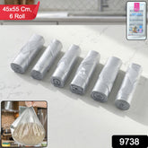 Close-up of Garbage Bags Roll
