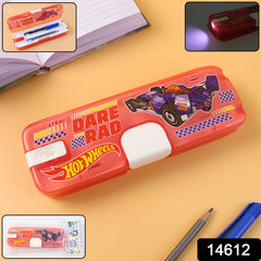 Top view of the Pencil Box showing inner compartments
