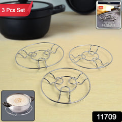 Close-up of Apex stainless steel hotmate trivets
