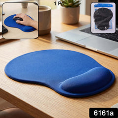 Top view of wrist mouse pad showing smooth surface