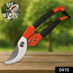 Close-up of Tiger Garden pruning shears cutter blades