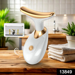 Neck Face Massager handheld usage on neck