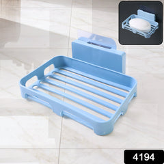 Close-up of soap holder adhesive back
