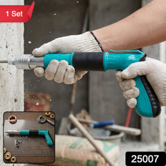 Handheld nail gun for concrete and wooden walls