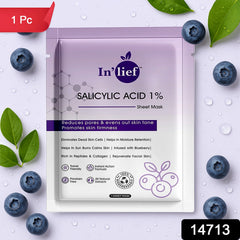 In'lief Salicylic Acid 1% Sheet Mask packaging