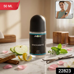 AOE Roll-On Deodorant Blue Bottle with Cap Off
