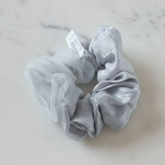 Satin ponytail holder hair scrunchie