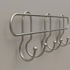 Premium Wall Mounted Metal Multi Hook Rack 1 Pc