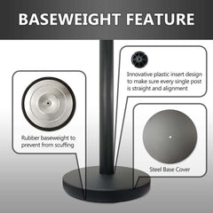 Belt Barrier Stand retractable crowd control