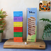 Wooden Stack Tower game set