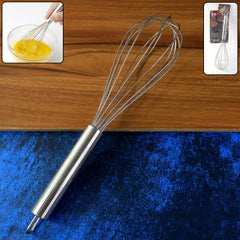 Supermom Premium Stainless Steel Wire Whisk with ergonomic handle
