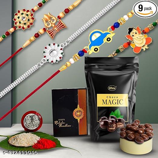 rakhi with chocolate