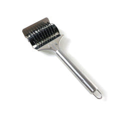 Blade detail of dough cutter roller