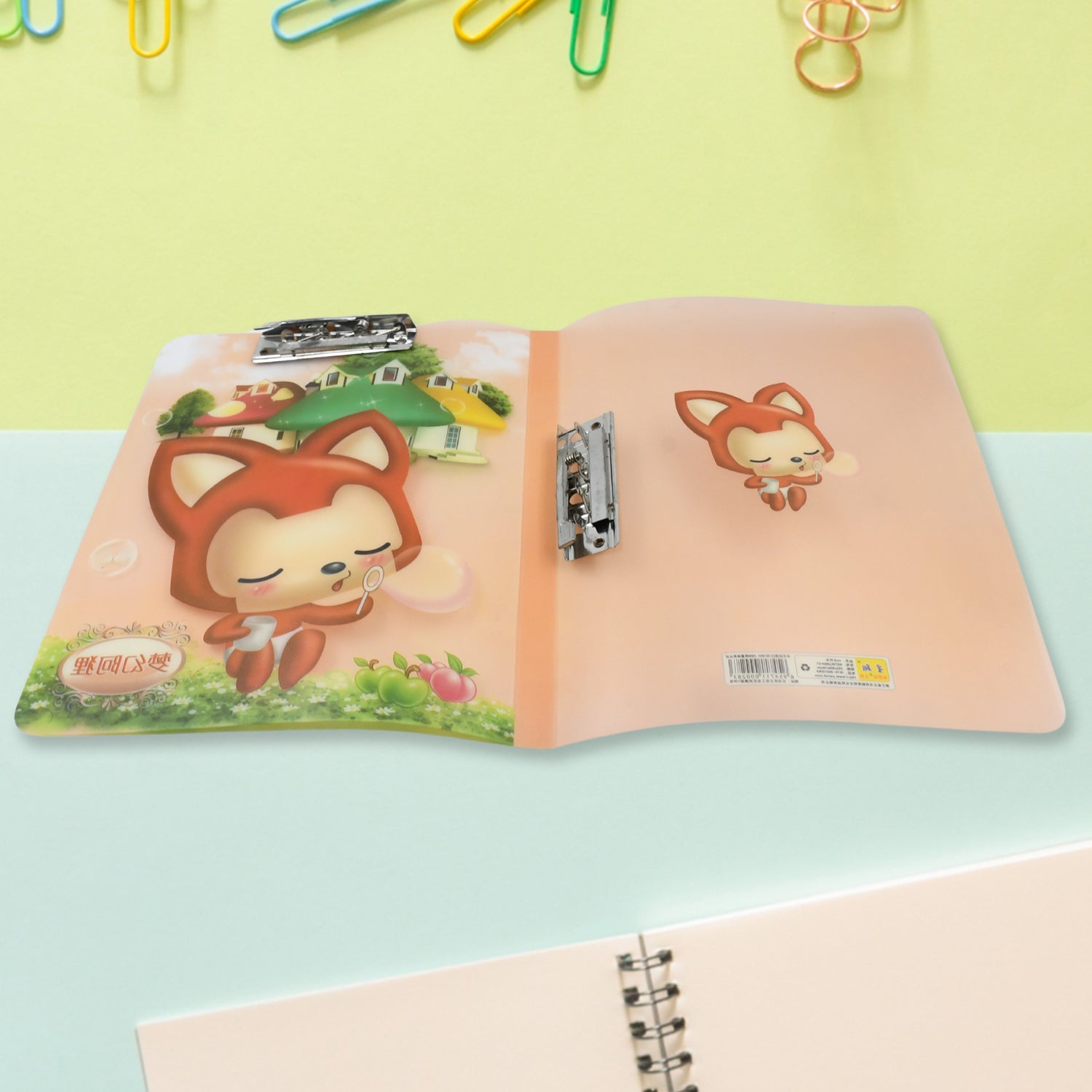 2 In 1 Plastic Clipboard Writing Pad, Exam Board & Clip File for Kids / Students, Exam Pad, Plastic Clip Boards & Clip File, great for taking notes, supporting and signing documents. (232 Ã— 305 Ã— 18 mm)