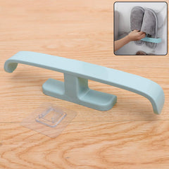 Bathroom towel slipper rack mounted on bathroom wall