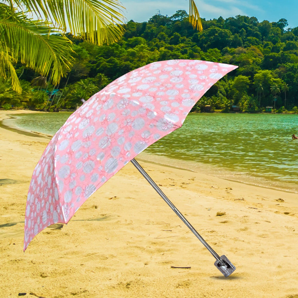 3-FoldÂ Umbrella Summer Sun Protection Foldable Cute UmbrellaÂ || UV Protection Sun Umbrella || Travel Accessories || Umbrella for Children, Girls, and Boys (1 Pc)
