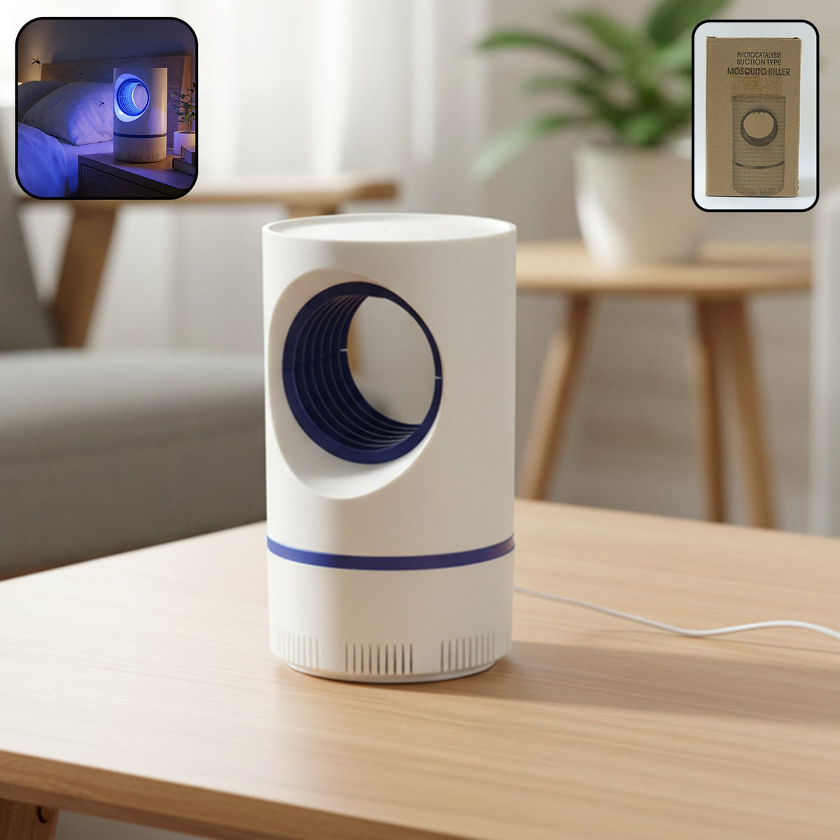 Photocatalysis Suction Type Electric Mosquito Killer Lamp (1 Pc)