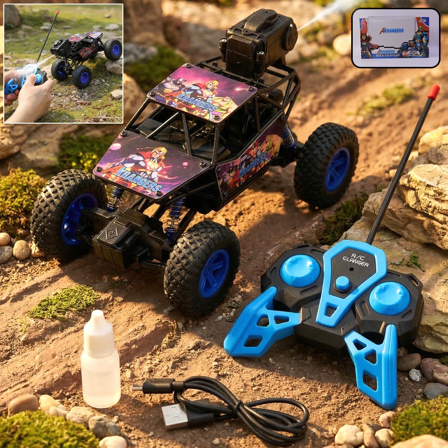 Remote Control Rock Crawler Off Road Toy Car (1 Pc) – gambitproduct.com